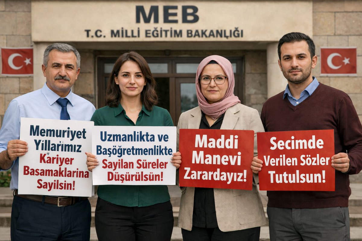 <a href="/RTErdogan/">Recep Tayyip Erdoğan</a> #KariyerMağduruÖğretmenler
#ÖMKdaAdalet