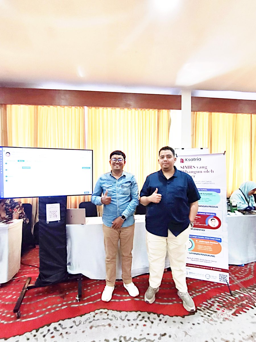 KsatriaMedical's tweet photo. Hari 2 di AI Driven Hospital – Surabaya penuh insight praktis dari dr. Hafiz M. Ikhsan tentang strategi AI untuk faskes.
👉 Siap tingkatkan kesiapan digital rumah sakit Anda? Jadwalkan Demo sekarang: https://t.co/lKKXeN7Ckm
#SmartHospital #AIReadiness #KsatriaMedical https://t.co/Y8Q8Kb4KvL