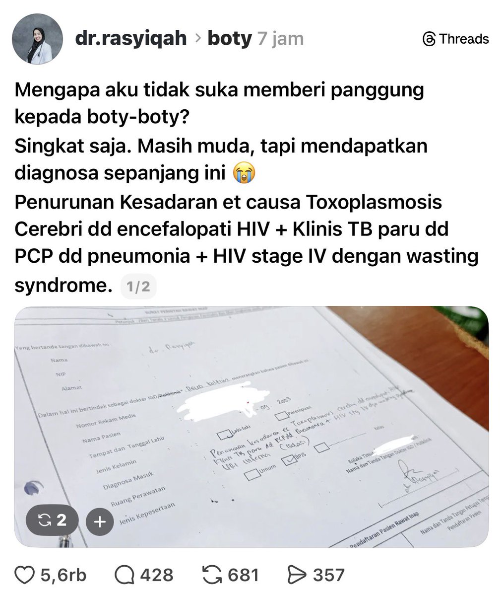 sosmedkeras's tweet photo. Serem https://t.co/PozIbclWZZ