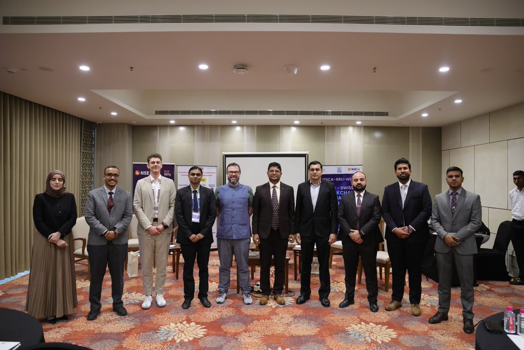 RakshaUni's tweet photo. February 11, 2026

The Indo-Swiss Blockchain Forum 2026, hosted by Rashtriya Raksha University (RRU) concluded its final day with a high-level stakeholder interaction at GIFT City, India’s premier international financial services hub organised by RRU along with NSE IX and IFSCA.

Over the course of three days, the event facilitated in-depth deliberations on blockchain fundamentals, DeFi innovations, crypto forensics, AML compliance, and cross-border financial risks. These discussions were enriched by experts from key government and regulatory institutions, including IFSCA, SEBI, NSE IX, RBI, and the University of Zurich, with the objective of fostering substantive engagement and generating actionable insights.

The final day concluded with a stakeholder interaction, bringing together eminent experts for an enriching and thought-provoking session.

@IFSCA_Official @SwissAmbIND @IndiainSwiss  @SwissEmbassyIND @swiss_un @UN @IndiaUNNewYork   @GIFTCity_ @uzh_blockchain @FinMinIndia @nsitharaman @PMOIndia @narendramodi @HMOIndia @AmitShah 
@BankofAmerica  @StanChart  @HSBC  @Citi  @DeutscheBank  @jpmorgan  @BNPPARIBASOPEN  @Barclays  @Anz_  @AxisBank  @HDFC_Bank  @ICICIBank  @TheOfficialSBI  @PIBAhmedabad @PIB_Edu @PIBHomeAffairs @ani_digital @ANI @DDNational @DDNewslive @MEAIndia @indiannavy @adgpi @IAF_MCC @DGPAssamPolice @BSF_India  @narcoticsbureau @ITBP_official @crpfindia @CISFHQrs @CBIHeadquarters @NIA_India @CBIHeadquarters @SEBI_India @NSEIndia