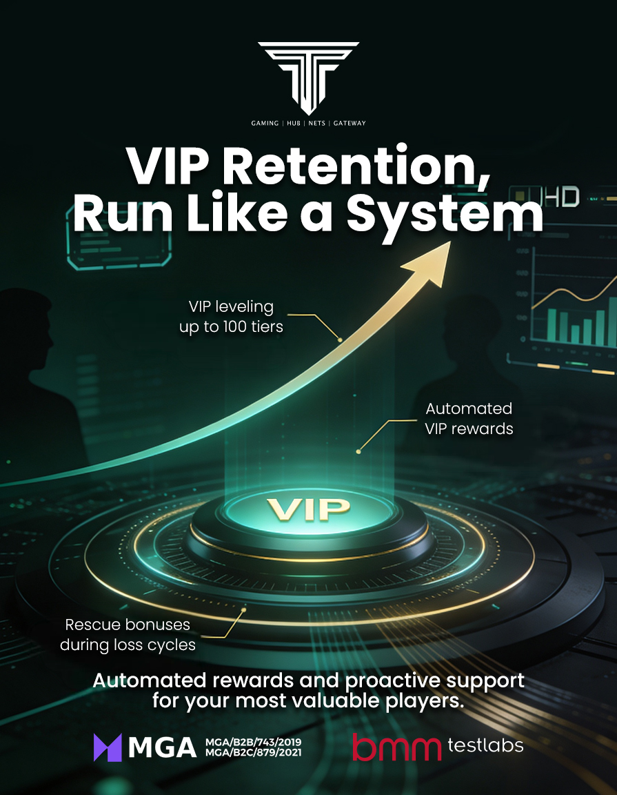 TitanGroupHQ's tweet image. High-value players churn when they feel ignored. ⚠️

TNet VIP Program ⚙️
🎁 Automated rewards
🛟 Loss-cycle rescue
📈 Up to 100 VIP tiers

Run VIP like a system — not a reaction. 🚀

#TNet #TGaming #VIPProgram #iGaming #B2B