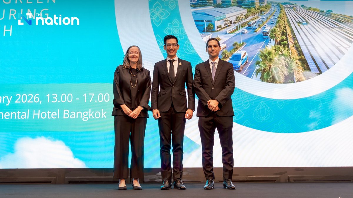 Thenationth's tweet image. Thailand Can Capture Major Growth Gains by Scaling Up Green Manufacturing, World Bank Says

#ThailandNews #WorldBank #EconomiMonitor #GreenManufacturing #TheNationThailand

Read more : nationthailand.com/business/econo…