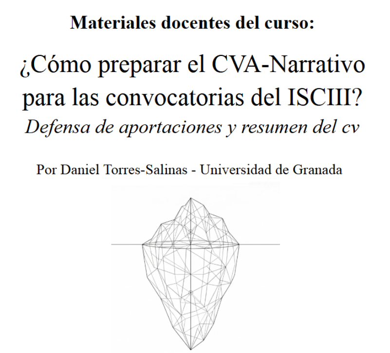 He publicado este material sobre ¿Cómo preparar el CVA-Narrativo para las convocatorias del ISCIII? Defensa de aportaciones y resumen del cv
Los tenéis en zenodo by the face:
❤️‍🔥zenodo.org/records/186069… ❤️‍🔥