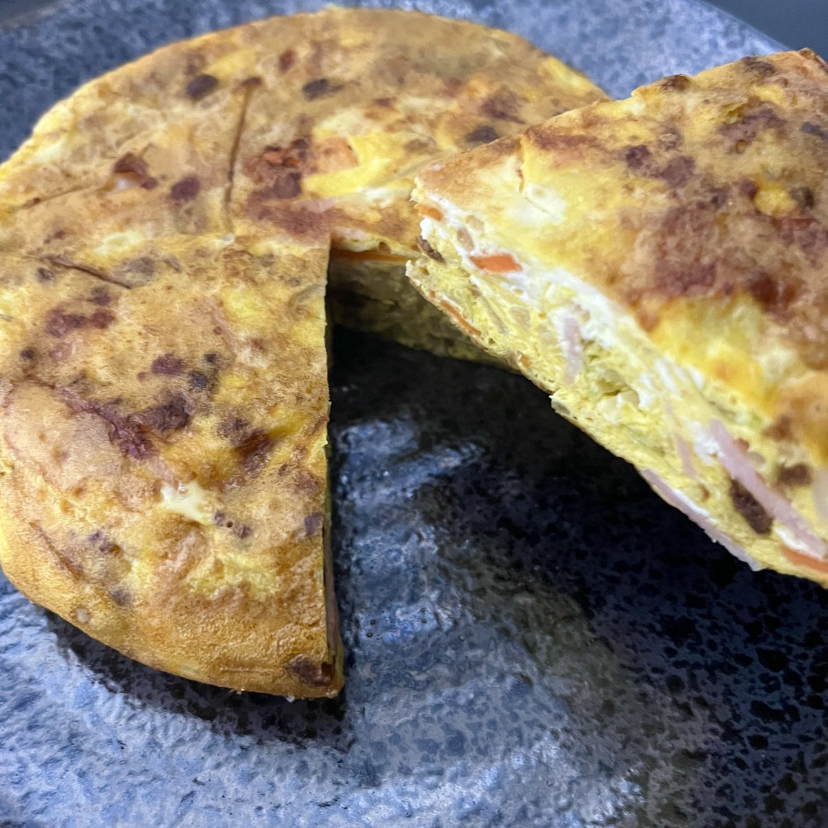 自炊7日目 スペイン風オムレツを作ってみました。 そしてそれっぽい