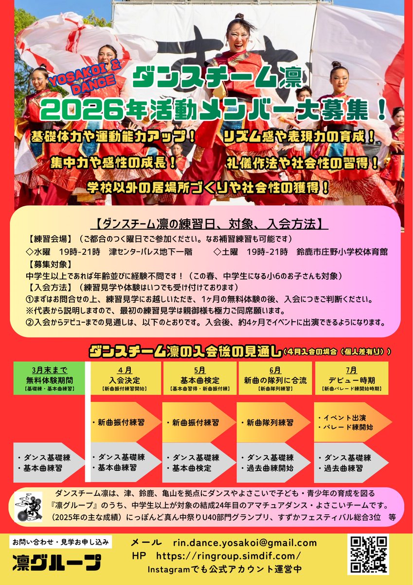 ダンスチーム凛 tweet media
