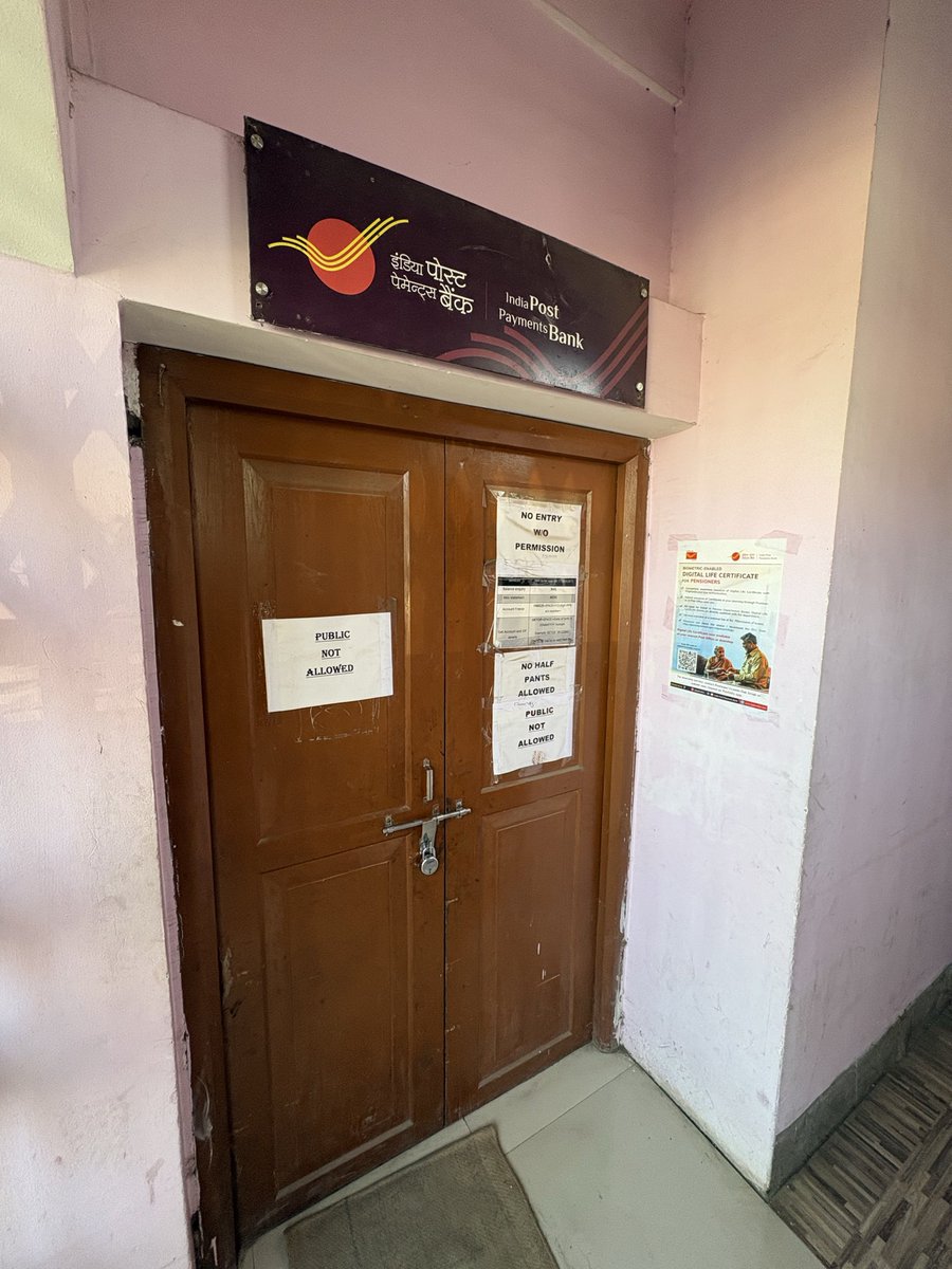 SSB__007's tweet photo. Why Tulihal Sub Post Office-795140 is closed, today (11th Feb 2026, Time 14:40 IST)..?
@IndiaPostOffice 
May i know the reason please..!! https://t.co/EajGBl4HJd