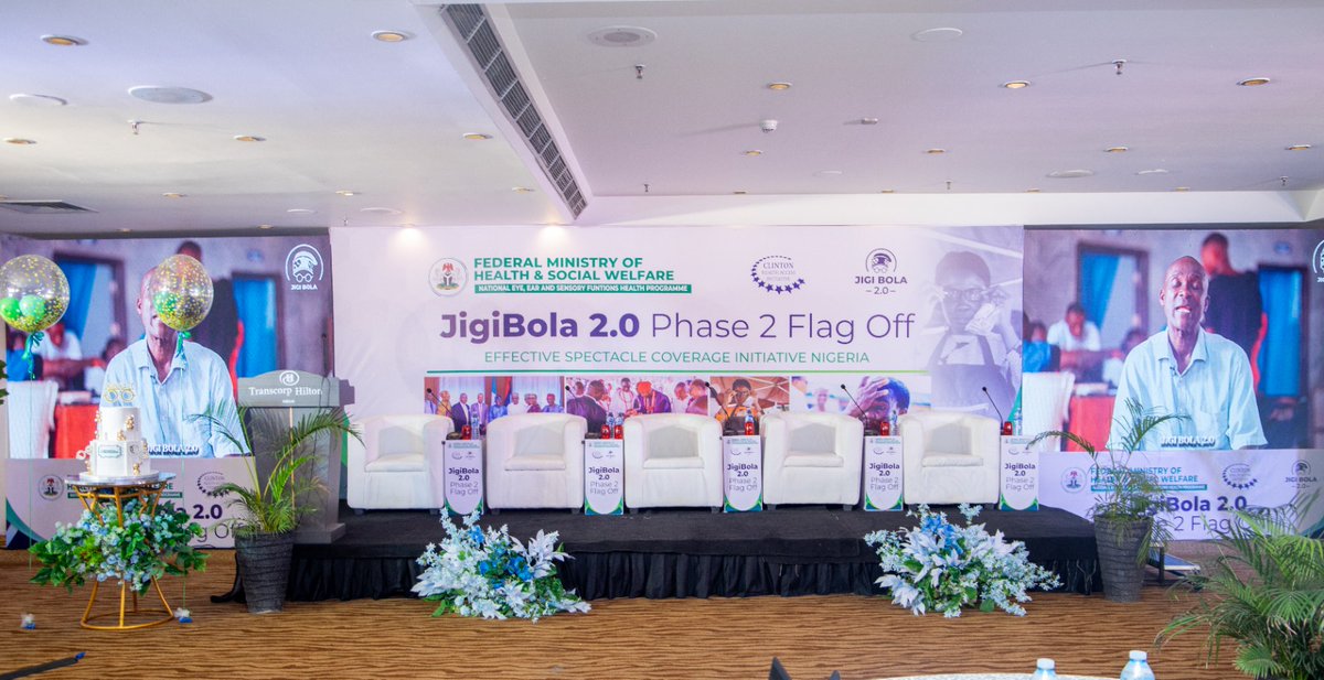 nighealthwatch's tweet photo. Good vision is not a luxury. It is essential for learning, productivity, and quality of life.

After reaching 1.3 million Nigerians with screenings, treatment, and eye health awareness, today, the National Eye Health Programme (@NEHP_FMoH), Department of Public Health, @Fmohnigeria and partners are officially launching JigiBola 2.0 to expand access to affordable and timely eye treatment across communities in 2026.