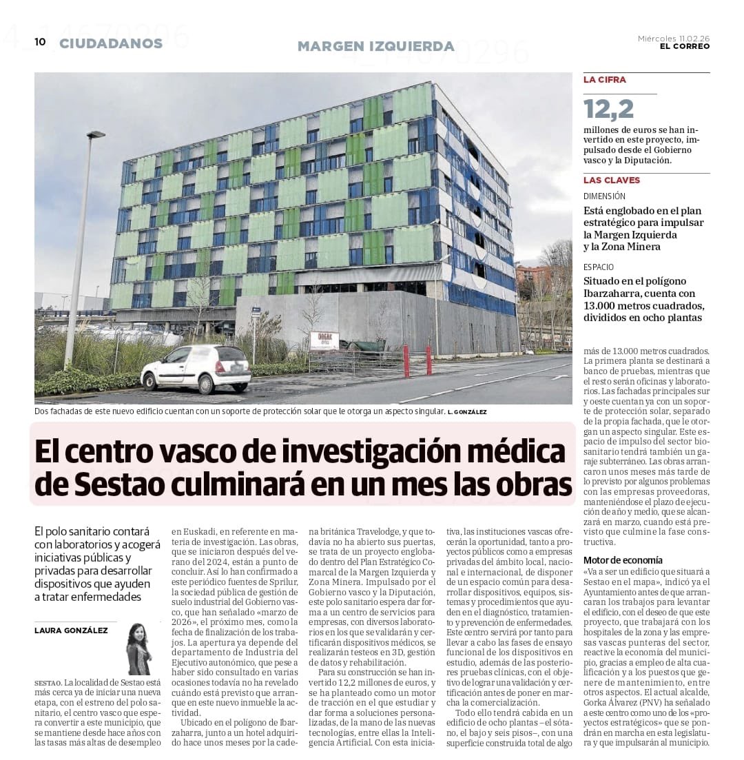 Compromisos de promoción económica y empleo en #Sestao que se convierten en realidad.