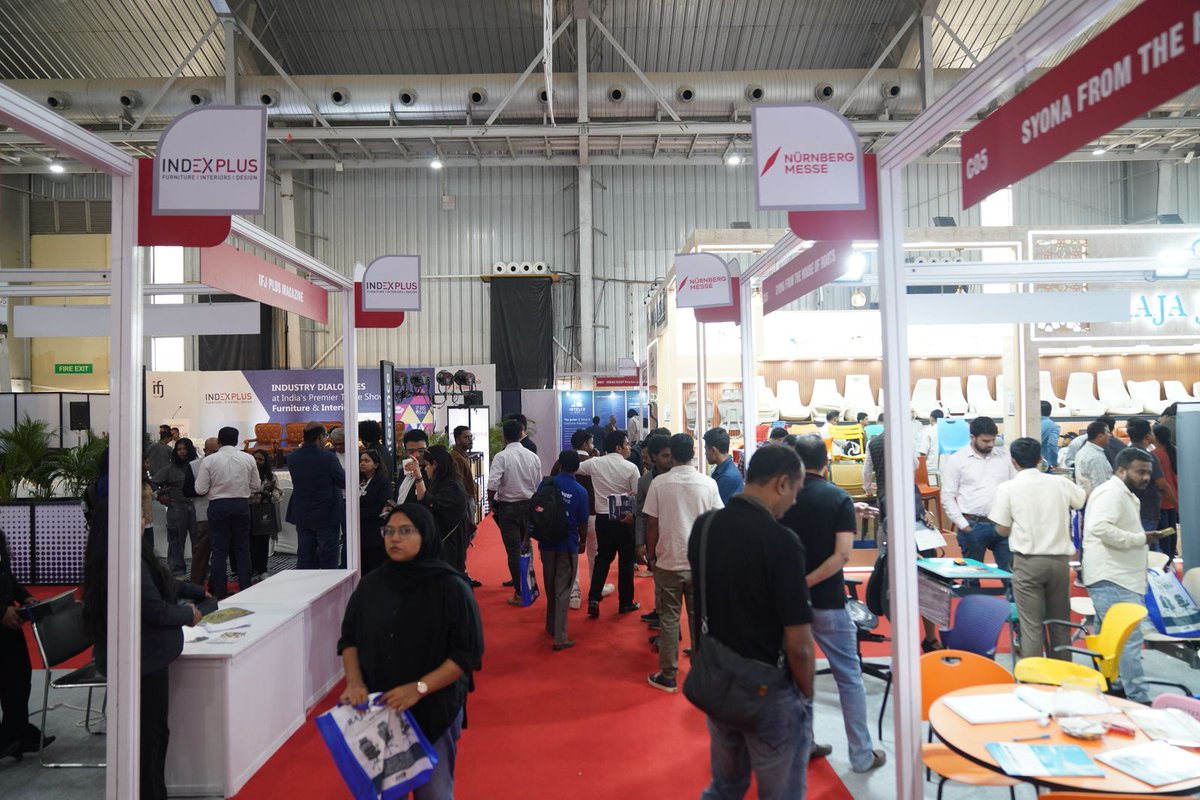 BIECentre's tweet photo. INDEXPLUS | 6–8 Feb 2026 | #BIEC, #Bengaluru
Successfully concluded with 50+ exhibitors &amp; 6,000 visitors, bringing together India’s top names in furniture, interiors, architecture &amp; design under one roof. A powerful sourcing &amp; networking platform for South India. #INDEXPLUS https://t.co/qEt2maAIsE