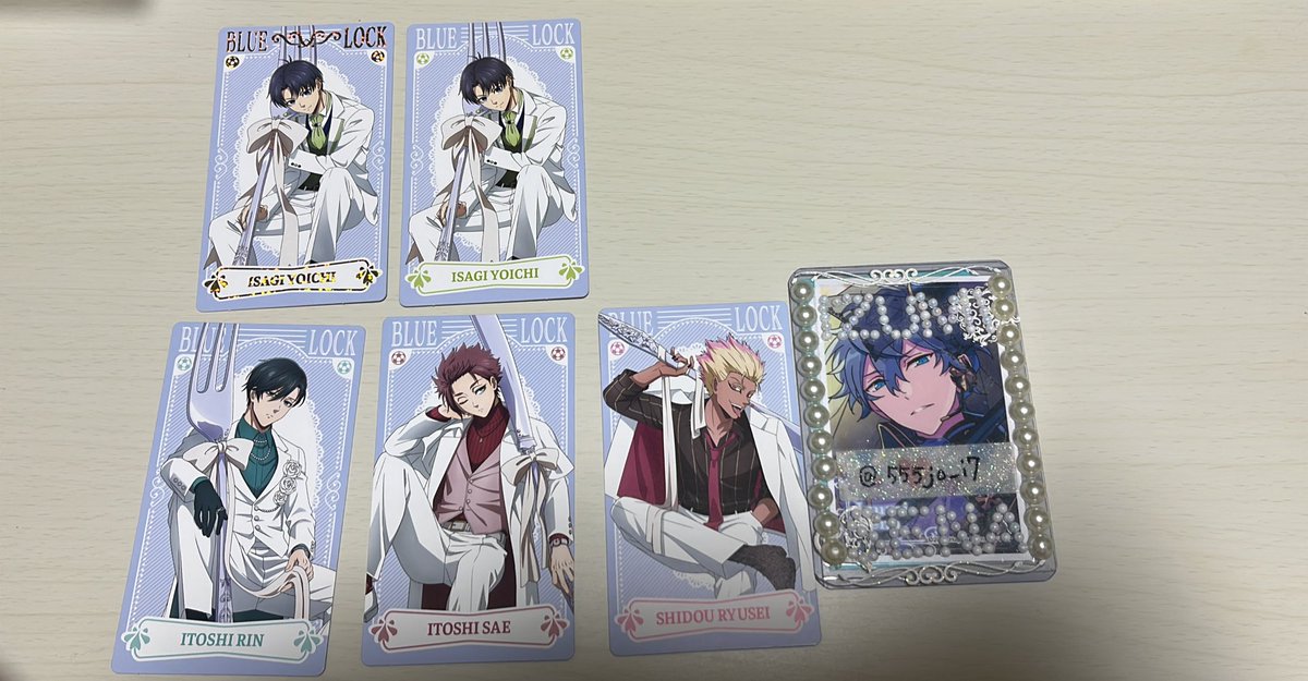 交換】ブルーロック sweets flavor 2026 namco ナムコ 特典 イラスト