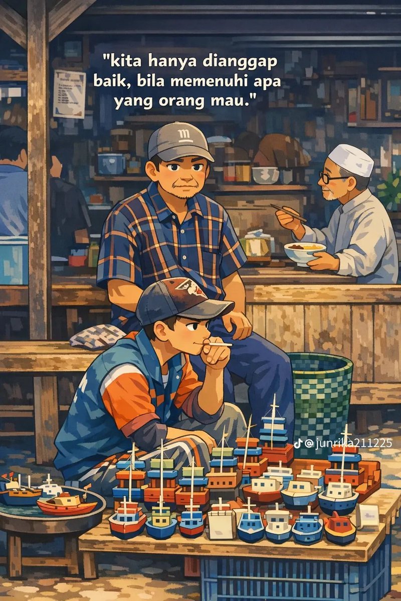 "Kita hanya dianggap baik, bila memenuhi apa yang orang mau"