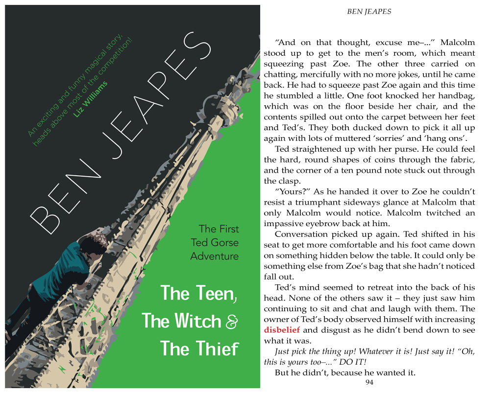 benjeapes's tweet image. It's Book Quote Wednesday and the word is UNBELIEVABLE, though I've had to go with DISBELIEF. Ted's kleptomania is all part of the Thief's plan to rule the world. #kleptomania #yafantasy #bookqw benjeapes.com/index.php/the-…

Hear me read a longer version at benjeapes.substack.com.