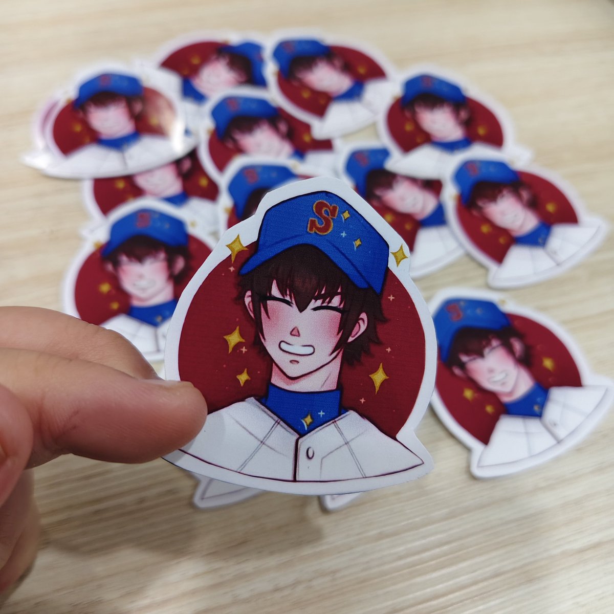 Who wants a piece of this Eijun goodie? 
I'm thinking of giving away some together with a Chrisawa art print~ 
. 
. 
. 
. 
I'll post some guidelines soon.