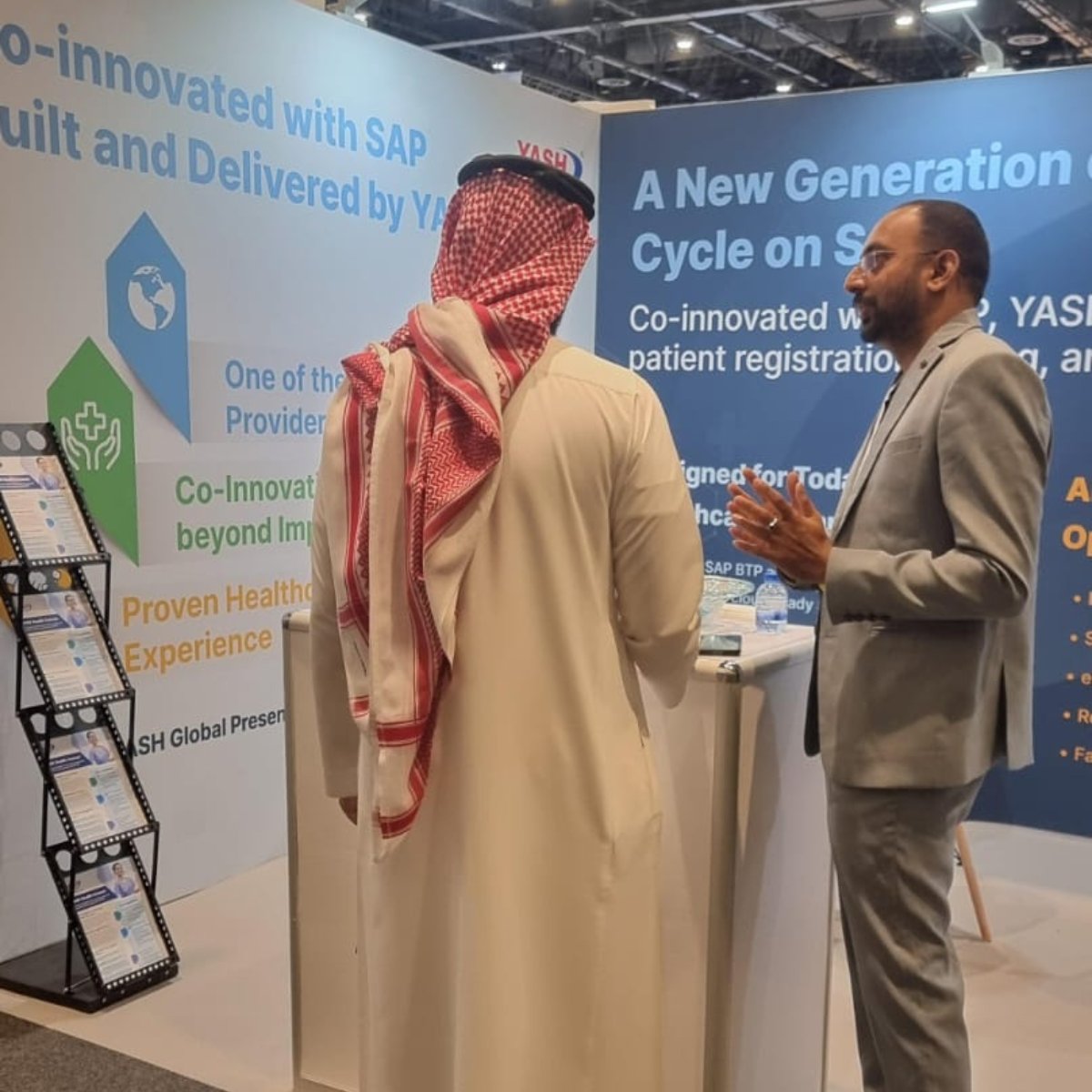 YASH_MiddleEast's tweet photo. 𝐖𝐞’𝐫𝐞 𝐥𝐢𝐯𝐞 𝐚𝐭 𝐖𝐨𝐫𝐥𝐝 𝐇𝐞𝐚𝐥𝐭𝐡 𝐄𝐱𝐩𝐨 𝐃𝐮𝐛𝐚𝐢 2026.
Meet the @YASH_Tech healthcare experts to see how YASH Health Connect is helping providers simplify patient administration, billing, &amp; claims on @SAP .

📌 𝗕𝗼𝗼𝘁𝗵 S19.L119 https://t.co/abovtvhP1Q