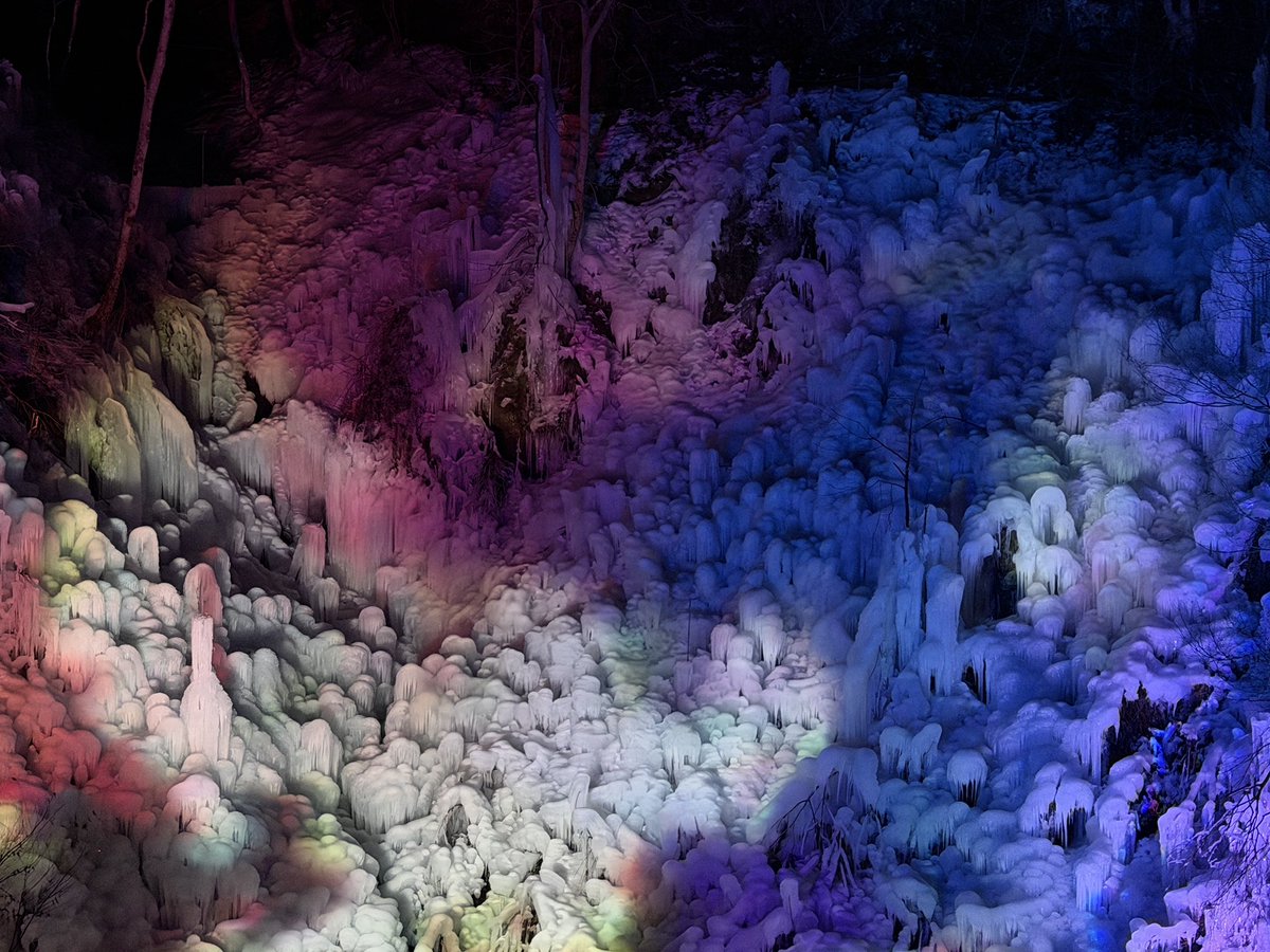 氷柱見に来た！