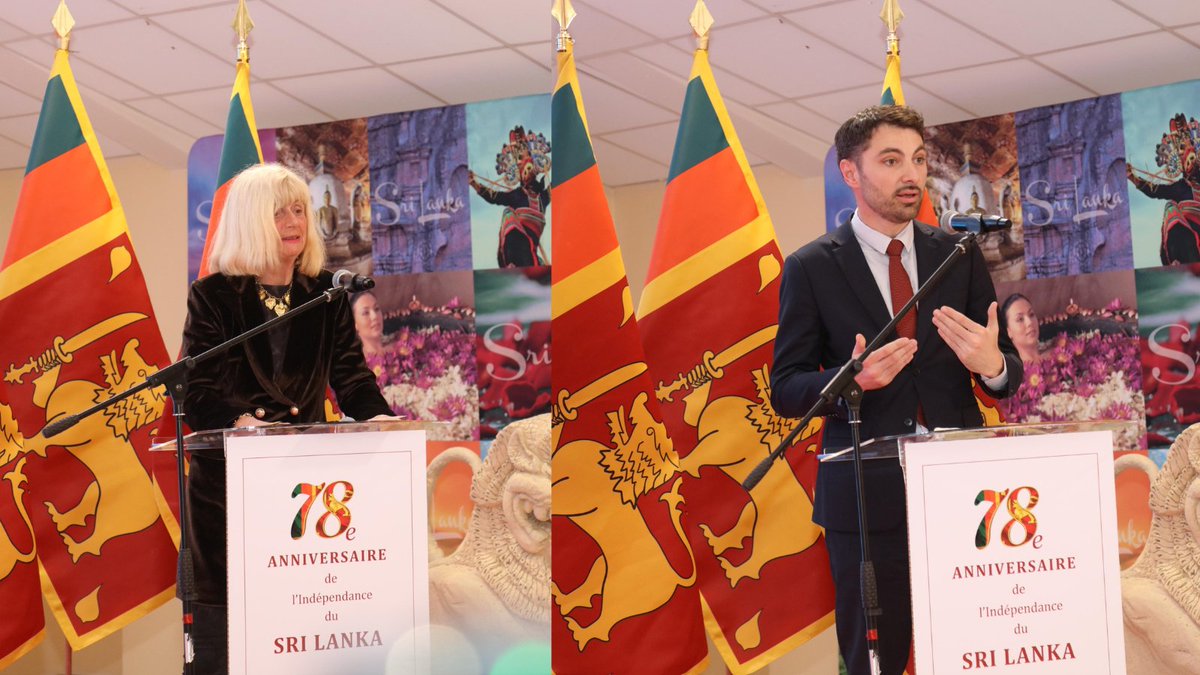 Sri Lanka in France 🇱🇰 tweet media