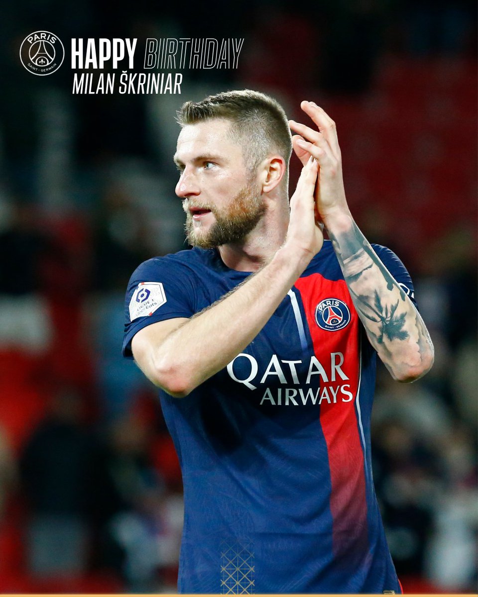 Joyeux anniversaire à Milan Škriniar qui fête ses 31 ans aujourd’hui ! 🎂🎈