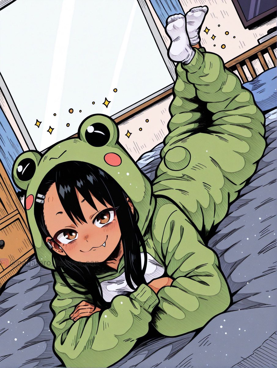 HayasesNagatoro's tweet photo. Froggy Toro~💞

#nagatoro #hayasenagatoro #長瀞さん https://t.co/W6z6TSxuS7
