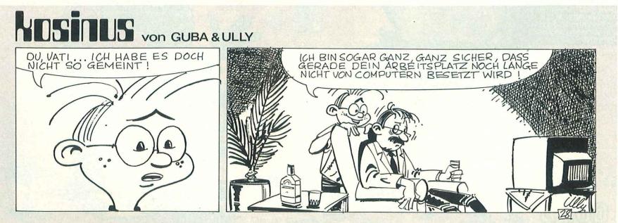 Retrojournal_de's tweet photo. Kosinus (damals): „… dein Arbeitsplatz wird noch lange nicht von Computern besetzt!“😄
Kosinus (heute): Sitzt nicht mehr entspannt im Sessel.
Scrollt nervös. Flüstert: „Das macht die KI jetzt auch schon?“😅#Kosinus #RetroComputing #KI #DamalsUndHeute #Technikgeschichte https://t.co/arHhTxIRJ0