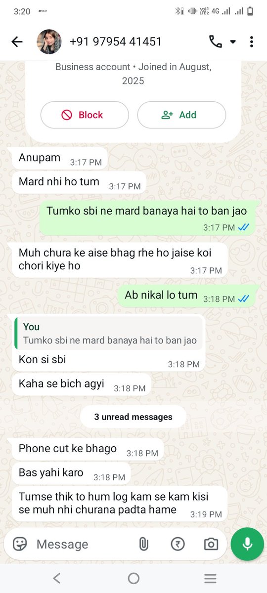 Dear <a href="/SBICard_Connect/">SBI Card</a> <a href="/TheOfficialSBI/">State Bank of India</a> my card no 8613&amp;4269 Your recovery agent is speaking direct, will you not have your money, will SBI have kept the goons in this way abbusing my father I am mail recording directly abusing me