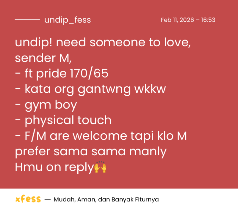 UNDIP MENFESS tweet media