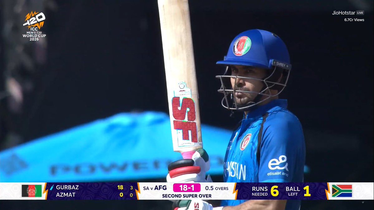 भले ही अफगानिस्तान मैच हारा हो लेकिन आज आपने करोडों लोगों का दिल जीता है 
#SAvsAfg #superover #miler