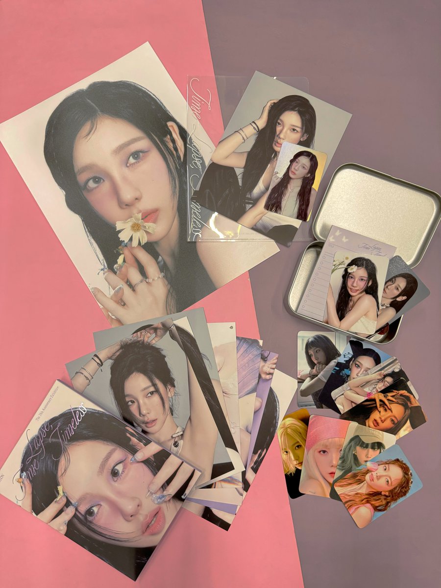 kwangya_seoul's tweet photo. TAEYEON The 10th Anniversary Exhibition
[Time Lapse, Timeless]

태연의 10년을 담은 전시회🦋💜
지금부터 MD로 만나보세요!

📆2026. 2. 12 (THU) ~

📌MD LIST
💜STONE FRAGRANCE SET
💜HAND WARMER POUCH
💜8CM DOLL
💜MINI DOLL
💜ECO BAG SET
💜HOODIE SET
💜REPACKAGE PHOTO SET 
💜RANDOM ALBUM KEYRING
💜POSTCARD SET
💜POSTCARD + HOLOGRAM PHOTO CARD SET
💜A4 PHOTO

💜5만원 이상 구매 시, 포토카드 2종 중 랜덤 1종 증정
💜의류 포함하여 10만원 이상 구매 시, 포토카드 2종 중 랜덤 1종 증정