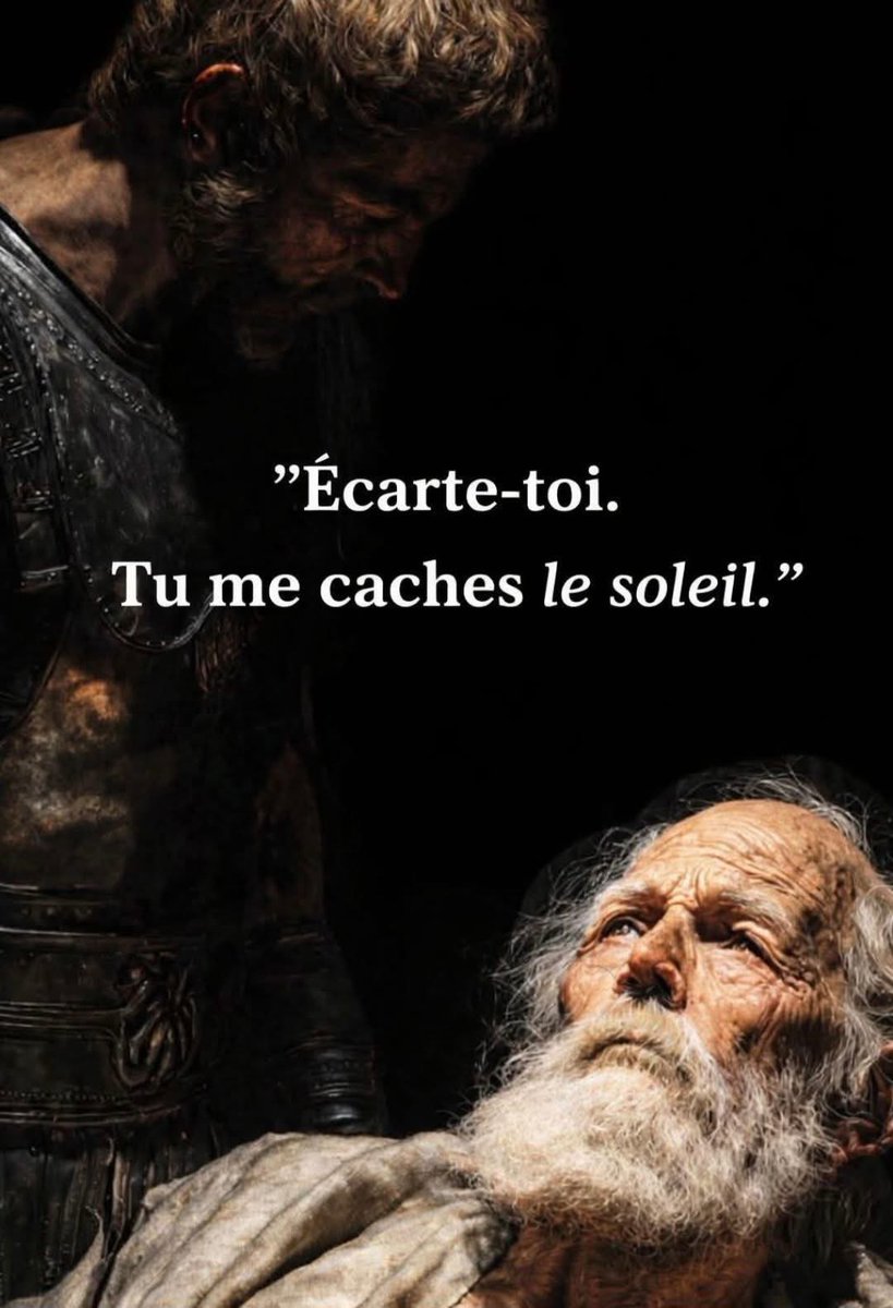 Lorsque Alexandre le Grand, l’homme le plus puissant du monde, s’approcha d’un vieux philosophe qui se reposait au soleil, il s’attendait à recevoir admiration ou révérence.
Il n’obtint ni l’une ni l’autre.
Diogène de Sinope ne se leva pas, ne s’inclina pas et ne montra aucune