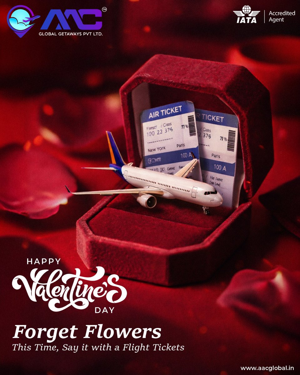 💘 𝑭𝒐𝒓𝒈𝒆𝒕 𝑭𝒍𝒐𝒘𝒆𝒓𝒔 — 𝑭𝒍𝒚 𝑻𝒐𝒈𝒆𝒕𝒉𝒆𝒓 𝑻𝒉𝒊𝒔 𝑽𝒂𝒍𝒆𝒏𝒕𝒊𝒏𝒆’𝒔 𝑫𝒂𝒚!✈️
This Valentine’s, surprise your special someone with unforgettable memories, not roses. Say it with flight tickets and romantic getaways curated just for you. 
#valentinesday #travel