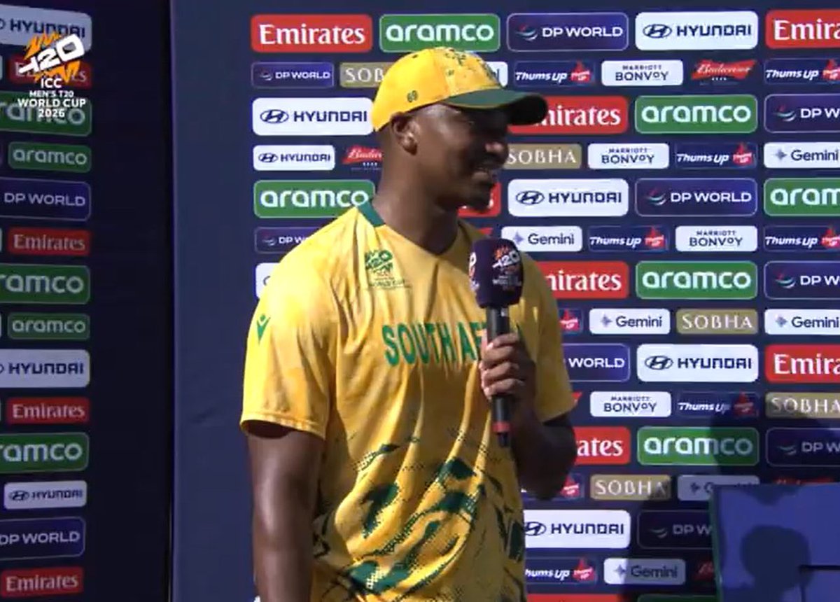 Back-to-back player of the match awards for Lungi Ngidi. Time to put some respect on his name. #T20WorldCup