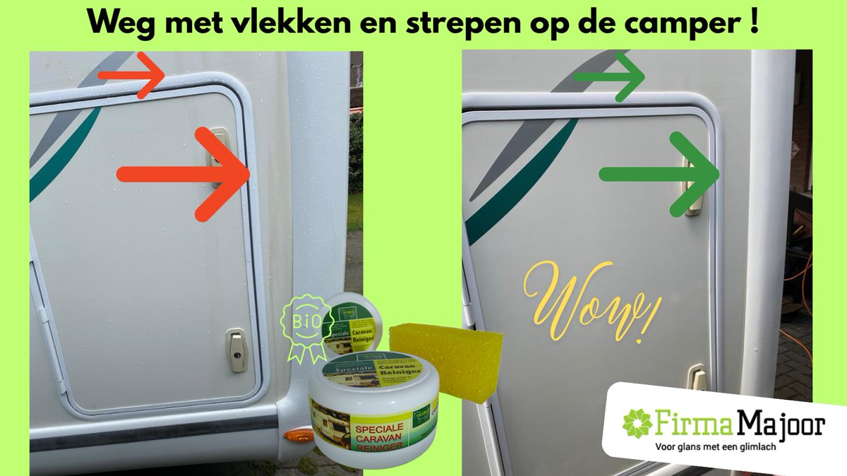 Camper vlekken schoonmaken ? Met Wiro Bio Zeepsteen gemakkelijk en schoon !

#schoonmaak | #duurzaam | #wiro |#caravanreiniger | #natuurlijk | #CamperPoetsen