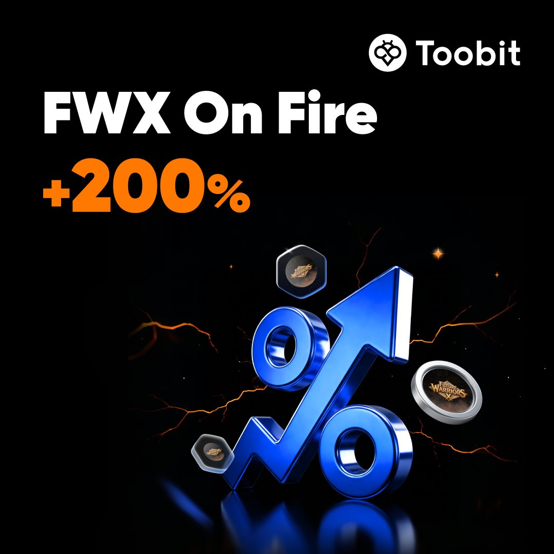Toobit_official's tweet photo. The charts don’t lie! 📈 FWX has soared by +200%! 🔥 It’s a good time to be on the move. @FutureWarriorsX
Check it out 👉 https://t.co/ZjLByO2fAk
#Toobit #CryptoGrowth #FWX https://t.co/eZszHSYO6r