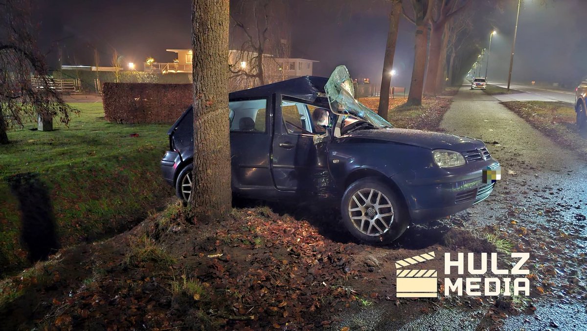 Zwaargewonde bij eenzijdig ongeval op Zuiderzeestraatweg in Wezep