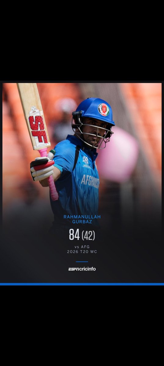 Gurbaz on fire 🔥 

The Great U-TURN #PAKUTURN
#SAvsAFG‌ #T20WorldCup2026