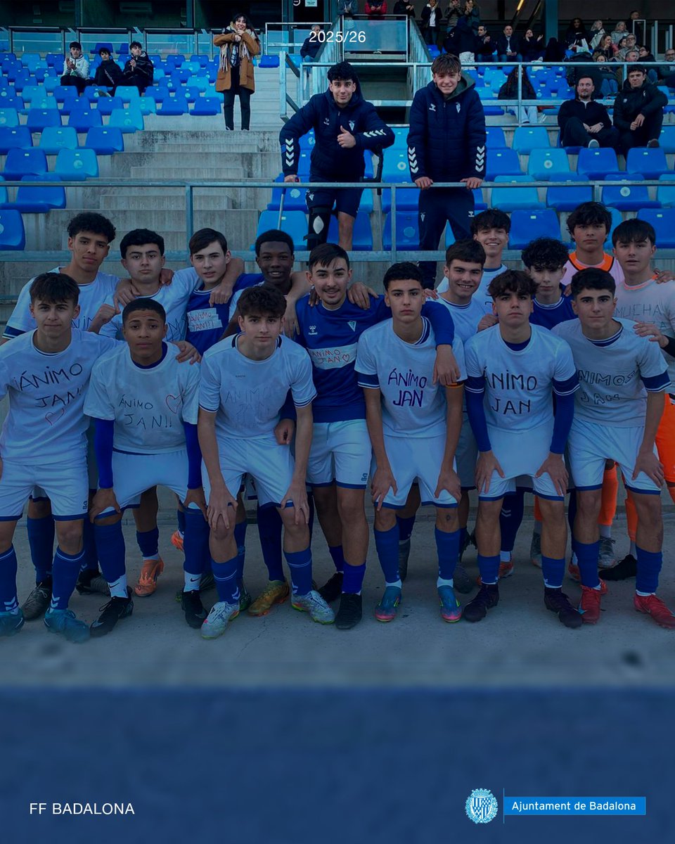 😍🥹 S15A 4-1 Cerdanyola

👏 Victoria dedicada a Jan Pardo, que estará 6 meses KO.

Amb el Suport de l'Ajuntament de Badalona #CiutatDeBadalona