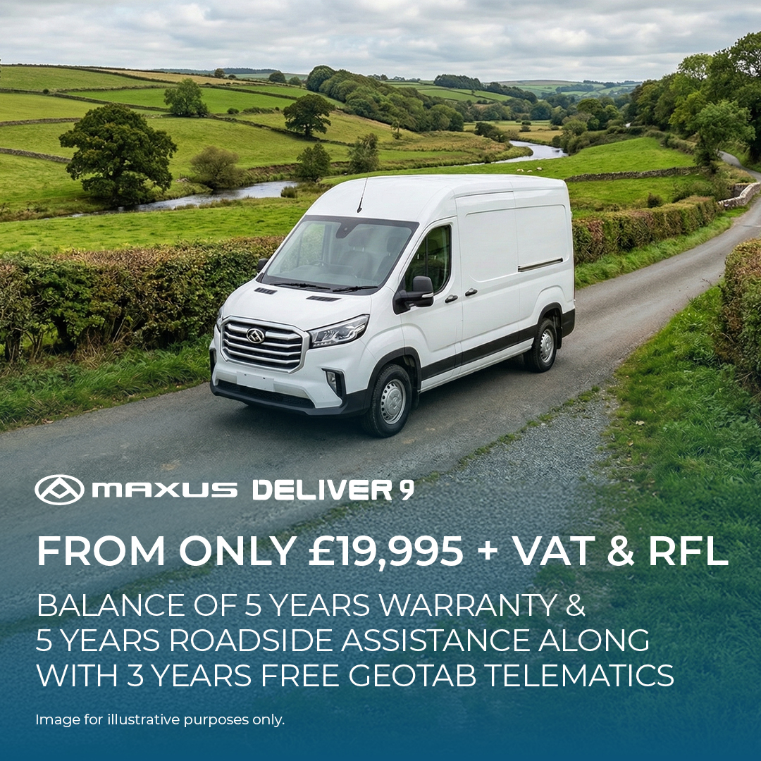 Pre-registered (Dec 25) 𝗠𝗔𝗫𝗨𝗦 𝗗𝗲𝗹𝗶𝘃𝗲𝗿 𝟵 from just £19,,995 + VAT &amp; RFL 🚐💥

In stock and ready to go - the perfect addition to your fleet.

✔ 5️⃣ years warranty
✔ 5️⃣ years roadside assistance
✔ 3️⃣ years free Geotab telematics

waltonsummit.co.uk/offers/maxus-d…