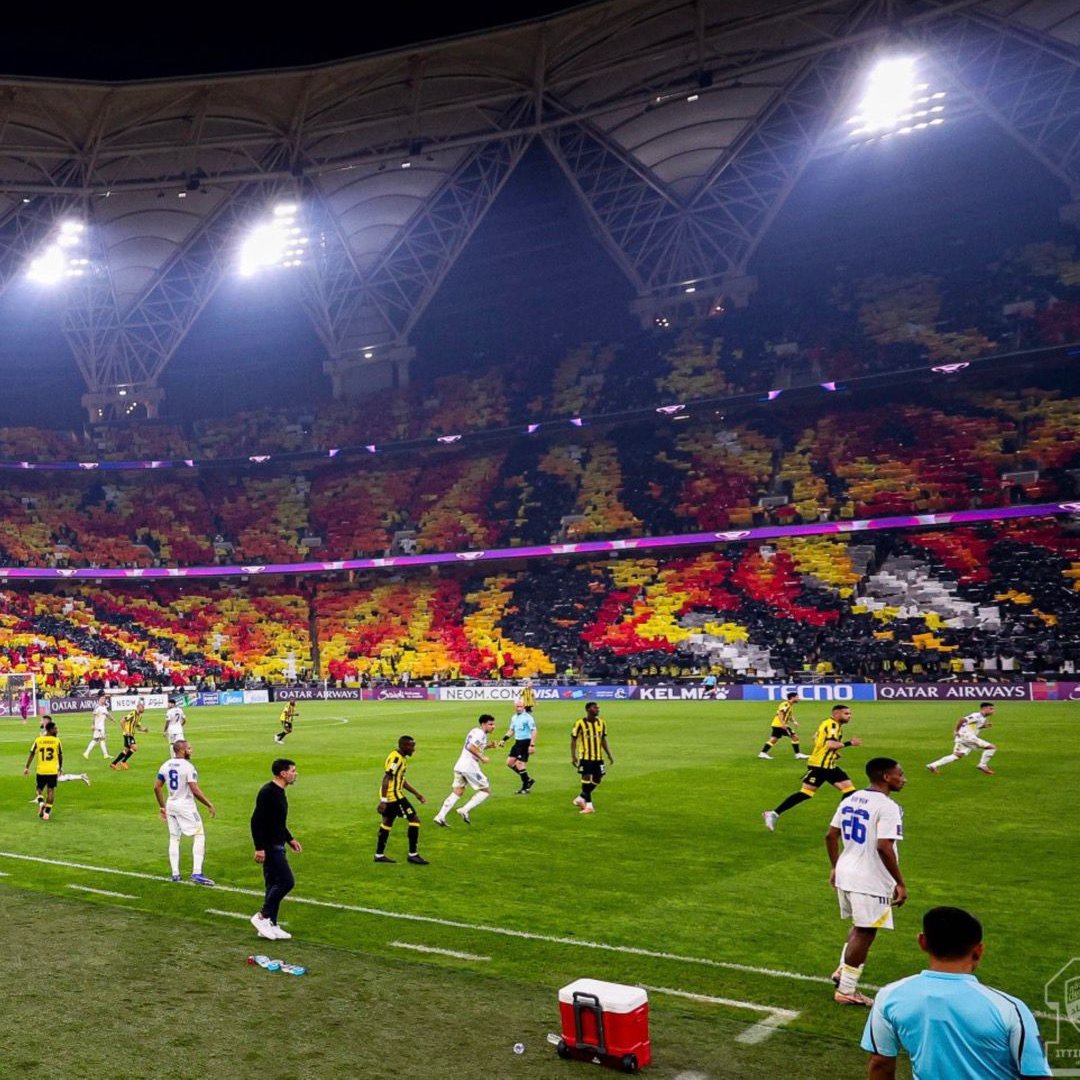 RudyGaletti's tweet photo. 🚨🔥 Al-Ittihad stormed into the AFC Champions League last 16 with a record 7-0 win over Al-Gharafa. 🟡⚫️

In front of 50,000 fans, Conceição’s side dominated from minute one, sealing qualification in an electric atmosphere in Jeddah.

🔗 More details ▶️ https://t.co/K1ZWmJdR6v https://t.co/kjHtyBy1J3