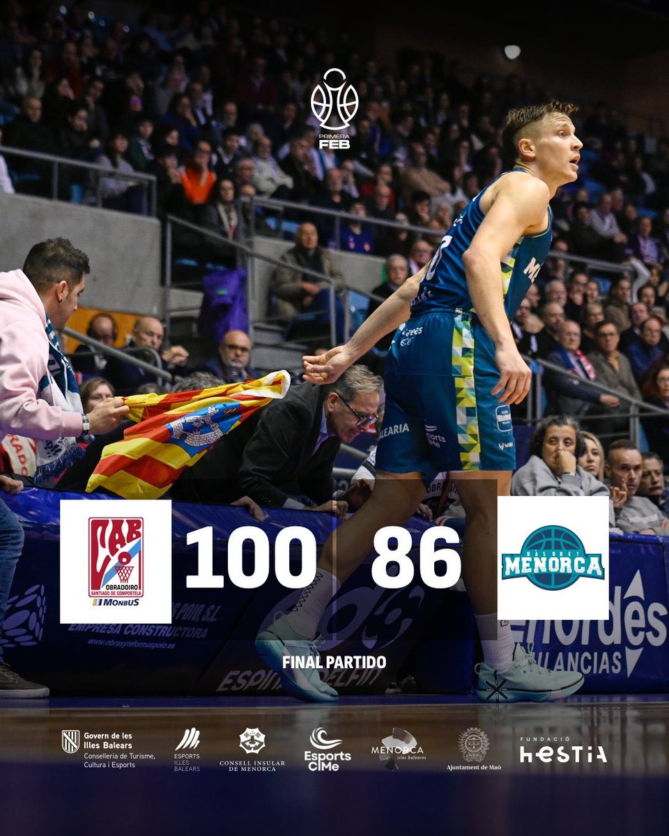 Partidazo <a href="/BasquetMenorca/">Hestia Menorca</a> !! Merecíais esa victoria, gracias por hacernos disfrutar y por el esfuerzo que hicisteis!!! 
De haber estado las condiciones más igualadas… la cosa habría acabado de otra manera… A por el siguiente 💙