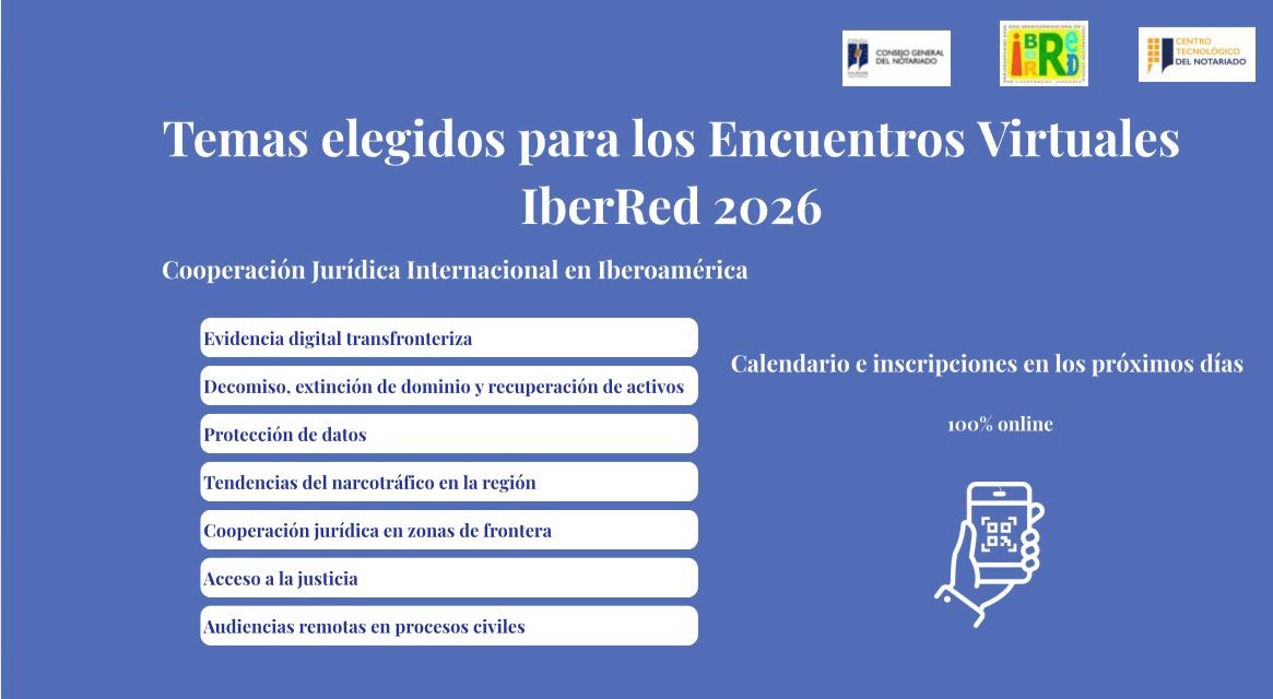 iber_red's tweet photo. 📌 #WebinariosIberRed 2026 |
Temáticas definidas tras una consulta a puntos de contacto y enlaces, definimos los ejes que guiarán los webinarios 2026 para fortalecer la cooperación jurídica iberoamericana.
⚖️📅 Fechas próximamente en el calendario oficial. ¡Participa!
#IberRed https://t.co/urQwnPBqmS