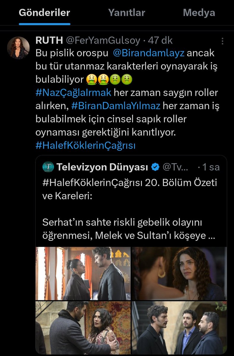 erenikomerenim's tweet photo. Etkileşim ve takipçi kasmaya çalışan şu Hint fakirinin hesabıni s*pm ve şikâyete davet ediyorum herkesi.Twetin altındaki herkese de iğrenç hakaretler edip,küfürler yağdırıyor. @guloguz_ savunma durumları @birandamlayz için de geçerli mi yoksa sadece Aybüke mi sizin oyuncunuz?🤔 https://t.co/pRSUE5EBoC