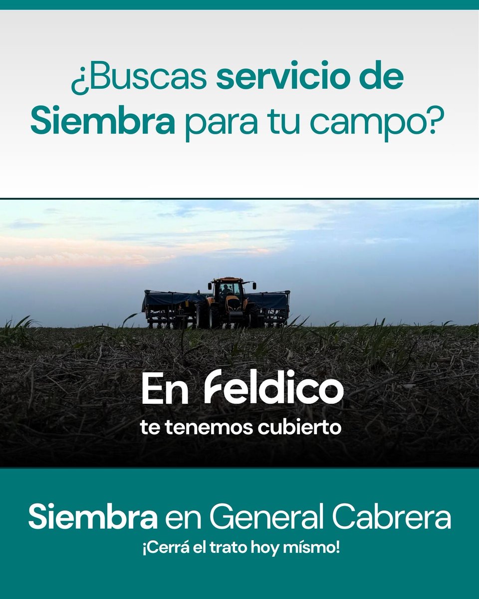 feldico's tweet image. 🌾 ¿Buscás Siembra?
En Feldico te tenemos cubierto.

🚜 Fabimag MC-01 (2024)
📍 General Cabrera, Córdoba

💪 Características destacadas:
• Piloto Automático
• Sistema Siembra: Neumática
• Sistema Variable: Bosch

Cerrá el trato hoy 👇
🔗 feldico.com/siembra/genera…