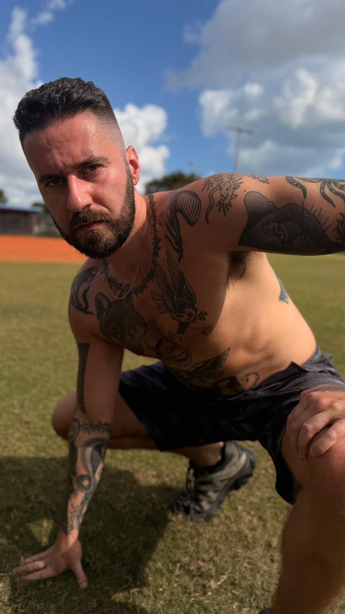 Working up a sweat 💦