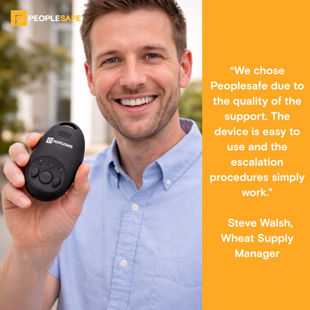 peoplesafe's tweet photo. How Weetabix improved safety for isolated workers

Weetabix employs staff who often work alone in secluded areas of its manufacturing sites, including around heavy machinery.

These environments create increased risk if an incident occurs and no one is nearby to help.

To improve protection for isolated workers, Weetabix introduced Peoplesafe’s 24/7 personal safety service.

Staff were equipped with SOS safety devices that include:

• GPS location tracking

• Two-way audio communication

• Fall detection

• Direct connection to a 24/7 monitoring centre

This ensures that when an alert is triggered, trained operators can assess the situation, access live location data and escalate the response when required.

The result is stronger protection for isolated workers, improved response to incidents and greater confidence for staff working in high-risk areas.

#CaseStudy #LoneWorkerSafety #WorkplaceSafety #HealthAndSafety #DutyOfCare #EmployeeSafety