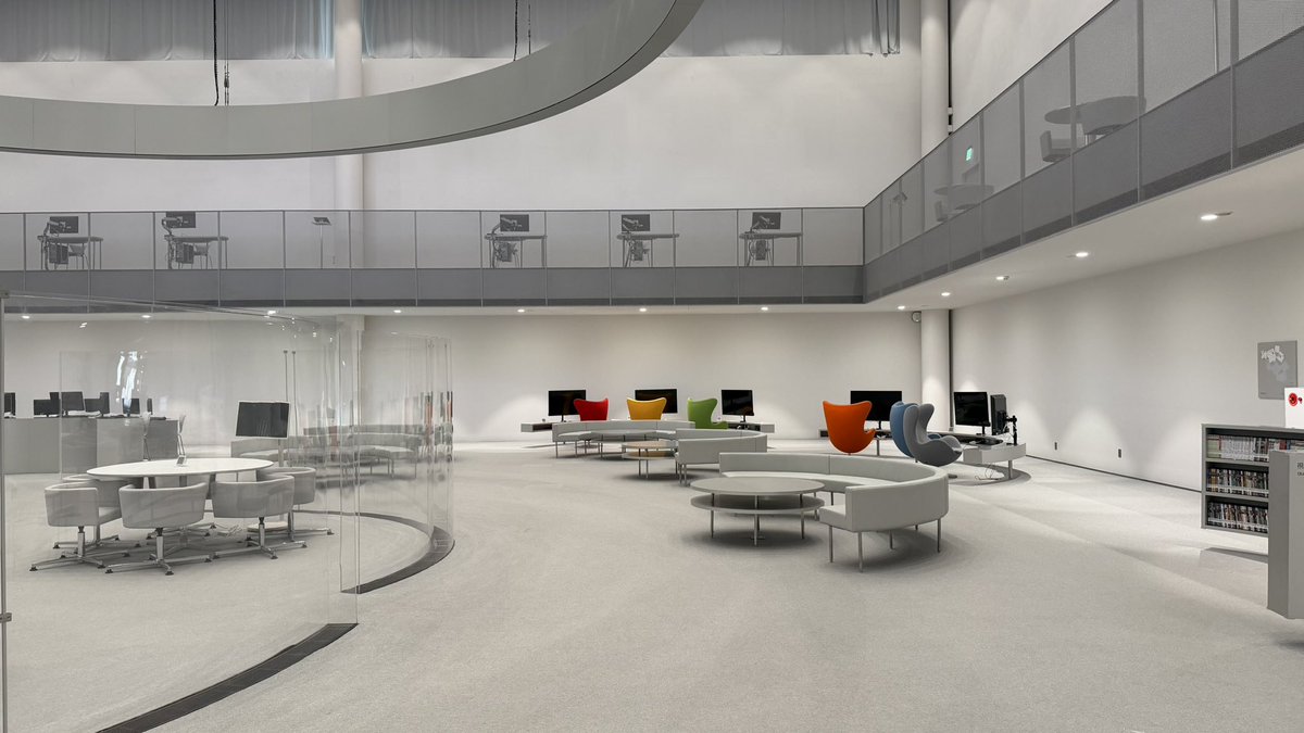 saintgumi's tweet photo. i had the pleasure of visiting a futuristic library which was recently completed last year https://t.co/R32C0MFVnc