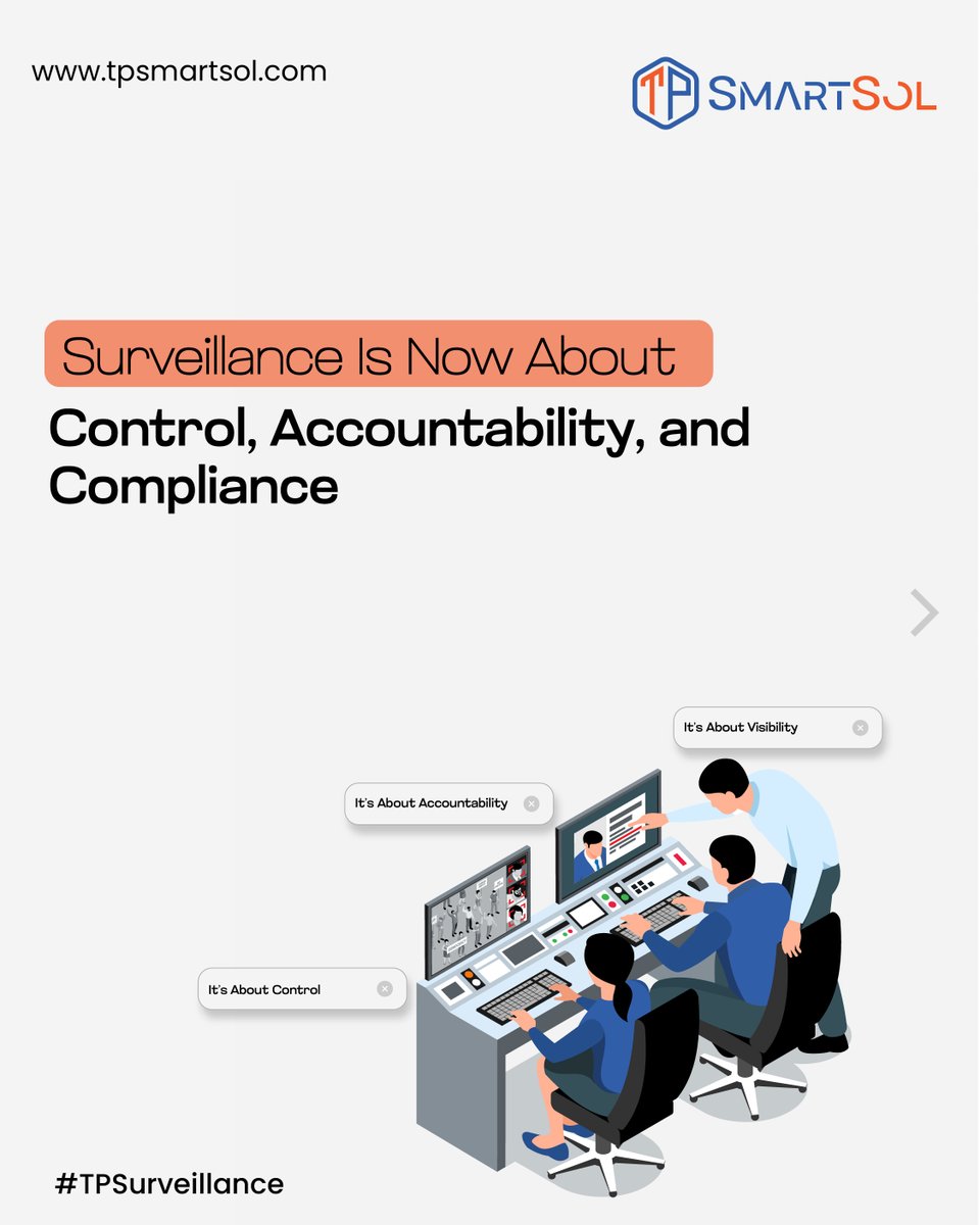 TPSmartSol's tweet photo. Modern surveillance is about foresight.
TPSmartSol delivers operational visibility and actionable alerts that support accountability, compliance, and quicker incident response across enterprise environments.
.
.
#TPSurveillance #ModernSurveillance #Surveillance #TPSmartsol https://t.co/n3oqlRQPgG