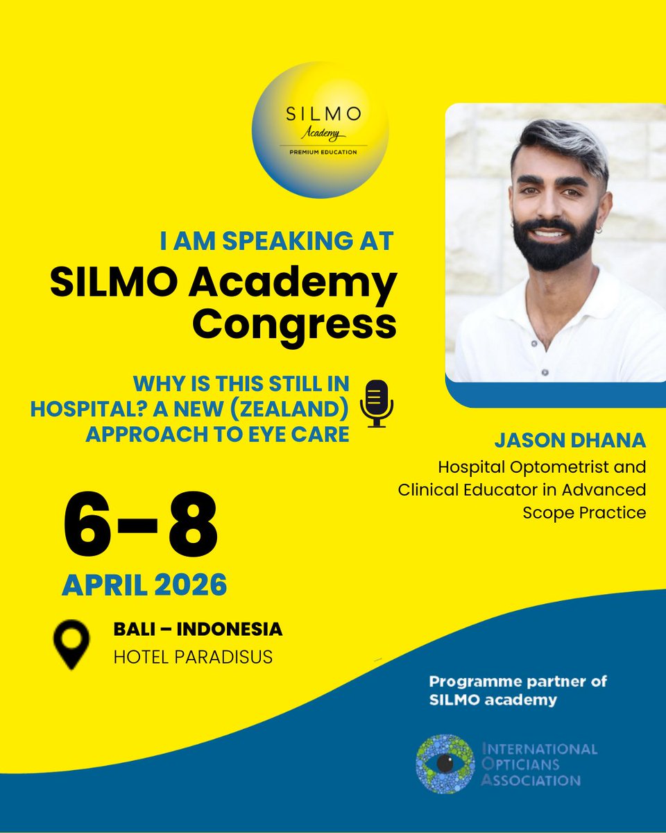 silmoparis's tweet photo. #SILMO Academy Bali 👓
From April 6–8, 2026, international experts explore the future of optics &amp; optometry.
With hao Hannaford, Jason Dhana, Sébastien Brusset and Elaine Grisdale
🎟️ Get your ticket now
👉 https://t.co/m7ALmJdfwz https://t.co/vwPiF4qfKR
