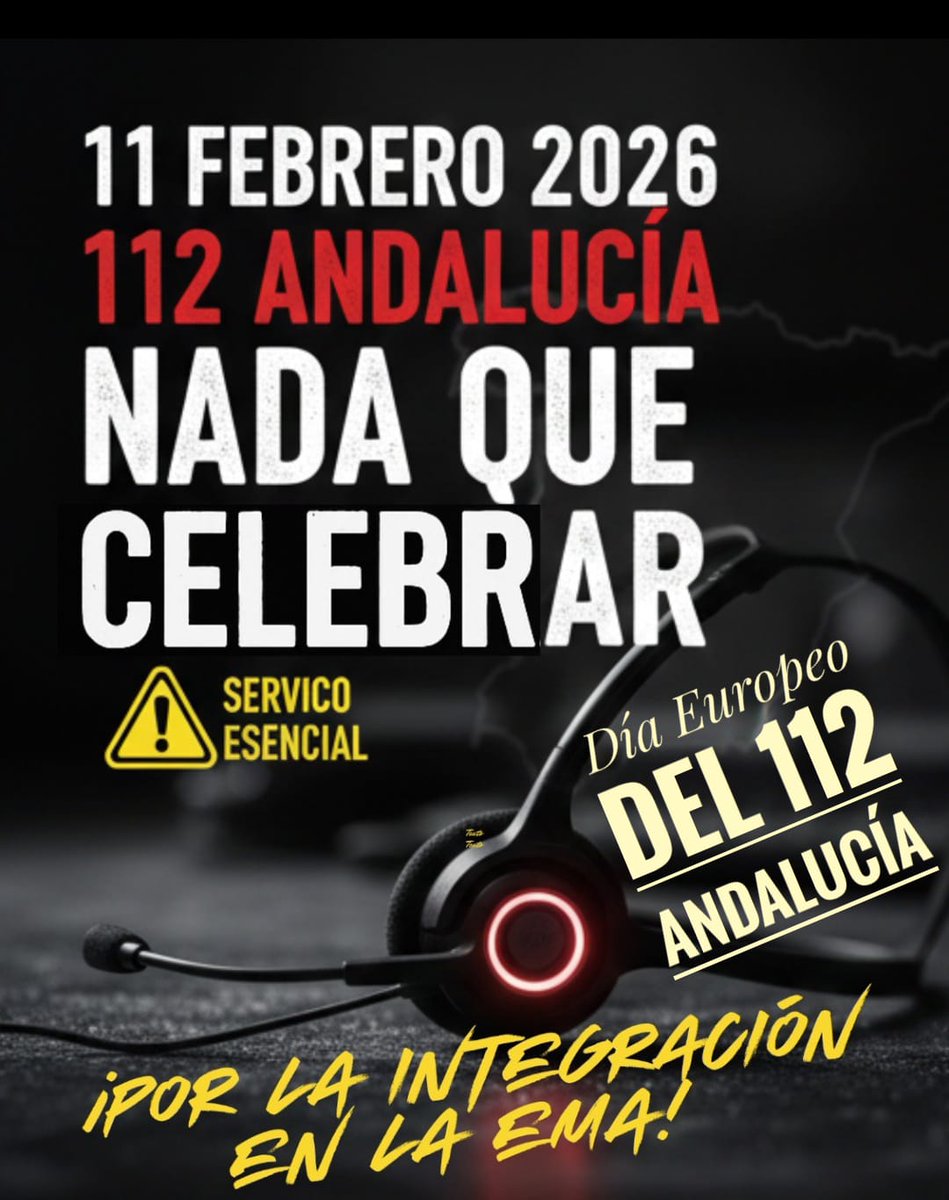 <a href="/JuanMa_Moreno/">Juanma Moreno</a> <a href="/E112Andalucia/">EMA 112</a> #LasEmergenciasNoSonUnNegocio