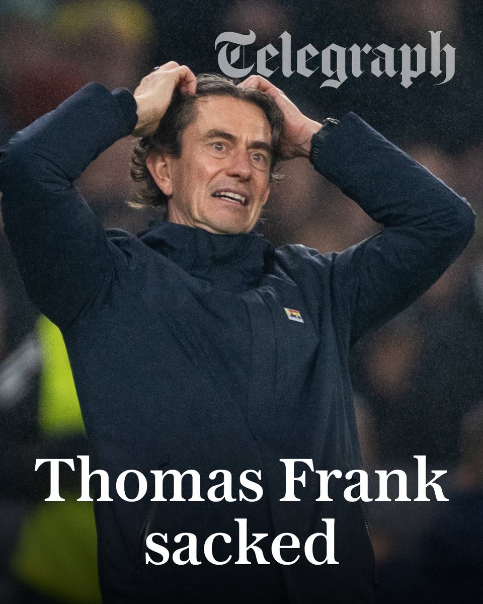 TeleFootball's tweet image. 🚨 BREAKING: Thomas Frank has been sacked as Tottenham Hotspur manager this morning following the club’s 11th defeat of the season

Find out more ⬇️
telegraph.co.uk/football/2026/…
