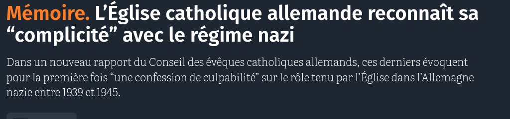 MadGui1902's tweet photo. @BVoltaire @gabriellecluzel @CNEWS Rappelons que les catholiques ont été les pires antisémites et collaborateurs du régime nazi pendant les années 30, ceci explique sans doute le discours pétainiste, la "France eternelle" de la catholibanne Gabrielle #Cluzel https://t.co/VTR8h04KsI