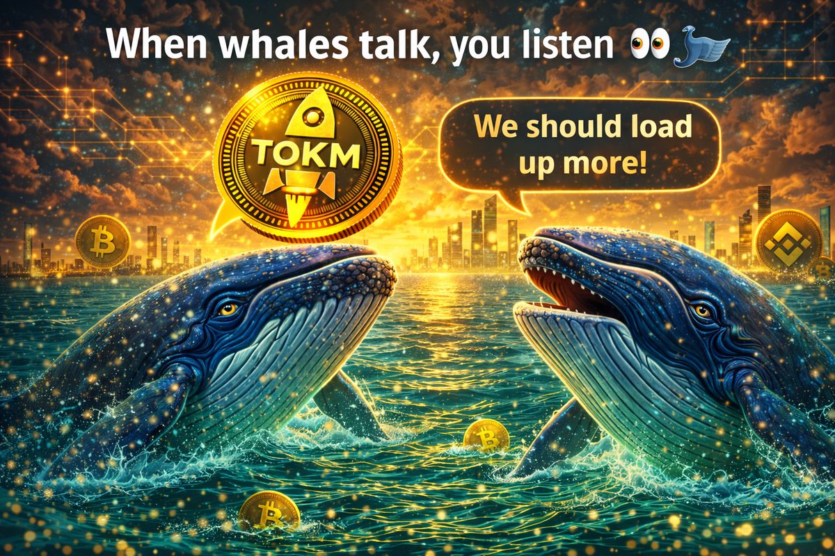 Tokenium2025's tweet photo. When the whales start talking... you listen ๐
They're ready to buy $TOKM ๐
Smart money is ahead of the crowd.
Are you early or running out of liquidity?
https://t.co/KYOwsbSfNt
#TOKM #Cryptocurrency #Whales #Bullish #Altcoins https://t.co/aIy73vjqjK